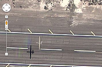google maps captures  drone landing