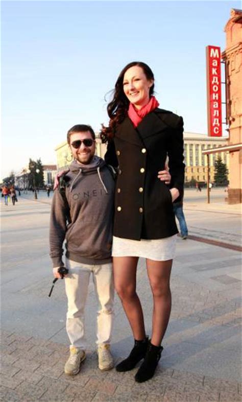 this former russian basketball player with insanely long legs and large feet is aiming to become