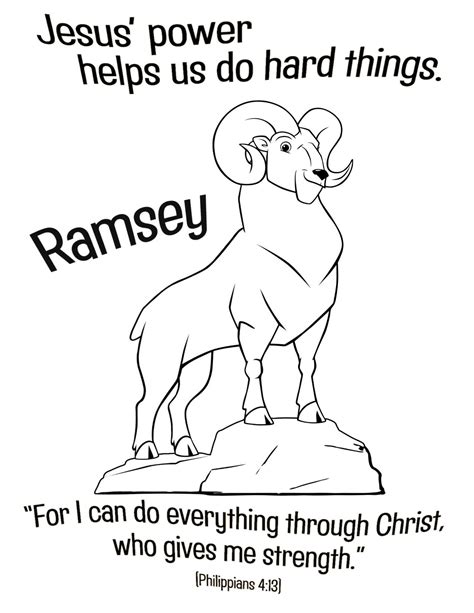 ramsey coloring page rocky railway vbs train crafts vbs crafts bible
