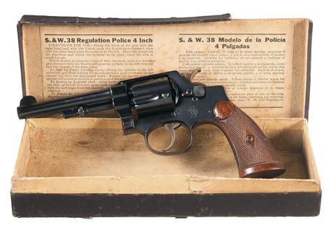 smith wesson regulation police revolver  sw rock island auction