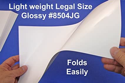 amazoncom prolabel glossy inkjet paper     legal size lb