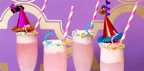 Birthday Cake Mimosa Recipe Birthday Cocktail Ideas