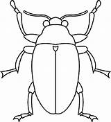 Beetle Coloring Pages Snout Color sketch template