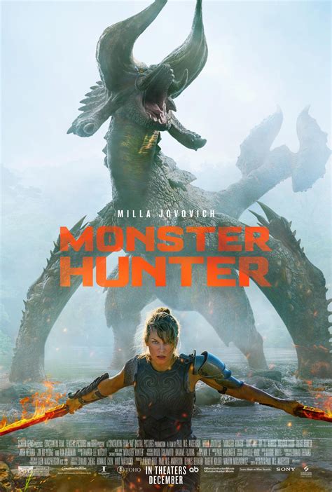 monster hunter  poster  trailer addict