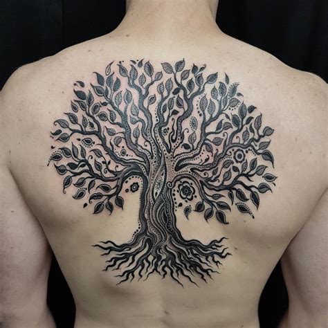 significant tree tattoo designs   roots