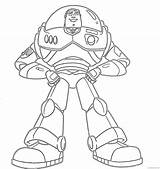 Buzz Coloring Lightyear Pages Toy Story Coloring4free Related Posts sketch template