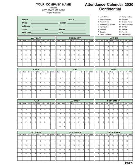 smart  printable attendance calendar letter  coloring pages