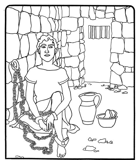 joseph   brothers coloring page sketch coloring page