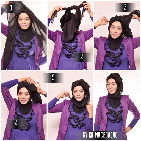 tutorial hijab praktis yang bagus metropolitan id
