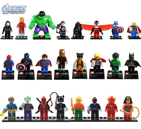 marvel super heroes figures  pcslot  avengers building blocks