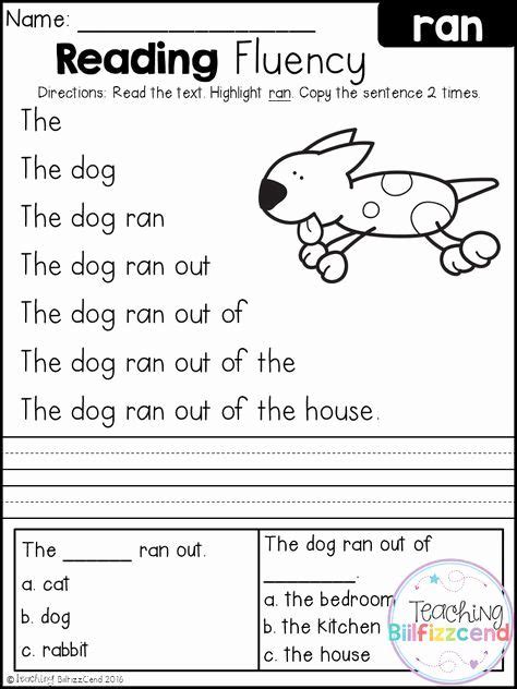 worksheet  kindergarten reading  kindergarten reading