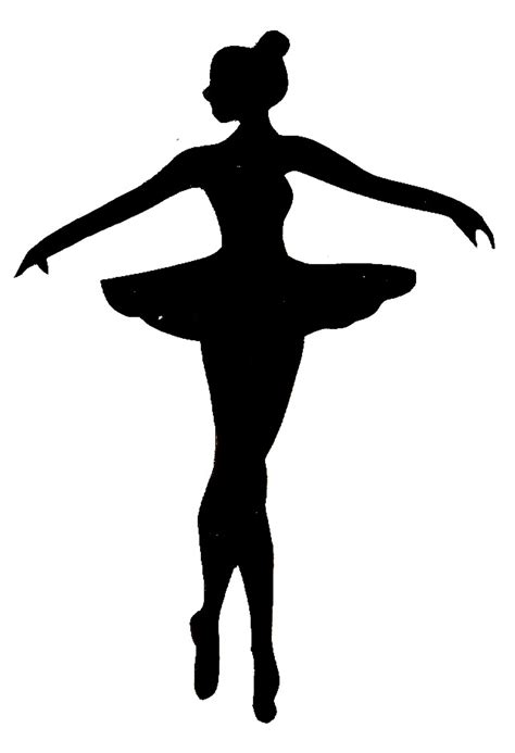 beautiful ballet silhouette cliparts   creative projects