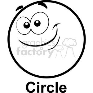 geometry circle cartoon face clip art graphics images clipart