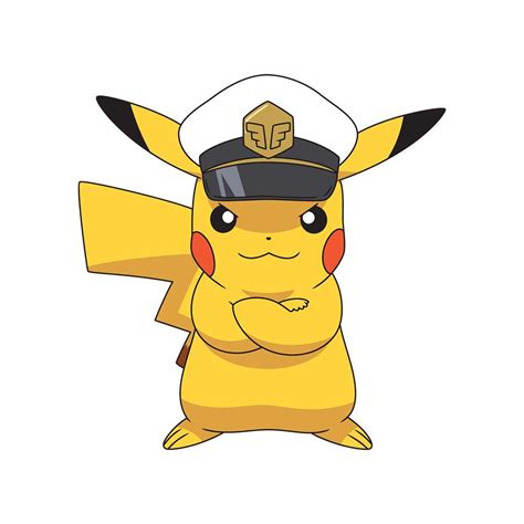 pokemon unveils adorable captain pikachu   image