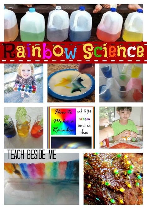 color science experiments  kids rainbow stem teach