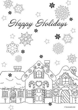 holiday coloring pages  printable