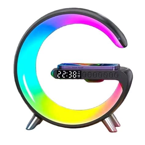 bakeey  rgb lamp wireless light  fast wireless charger phone