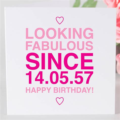 personalised birthday girl since card by megan claire