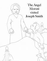 Coloring Joseph Moroni Visits Click sketch template