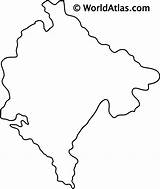 Montenegro Atlas sketch template