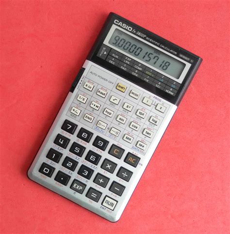 casio fx p scientific pocket calculator