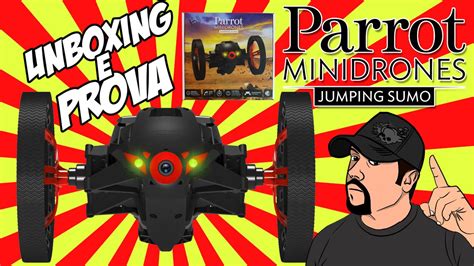 unboxing prova parrot jumping sumo youtube