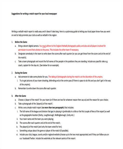 outstanding   write  netball match report  questionnaire results