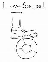 Coloring Soccer Pages Getcolorings Play sketch template
