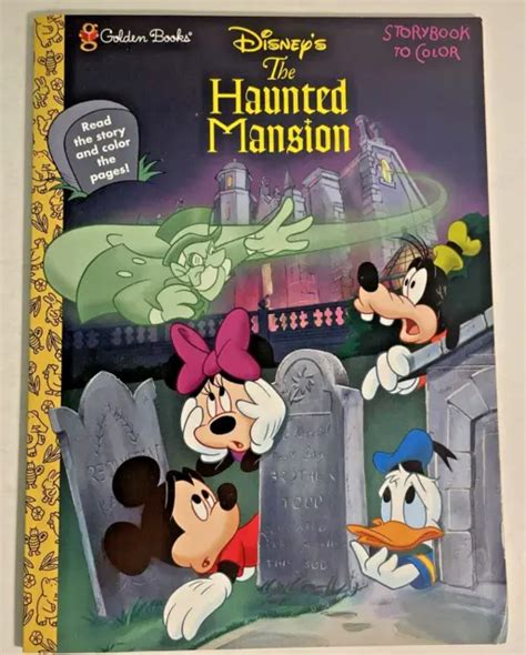 vintage  haunted house coloring book  golden    stock