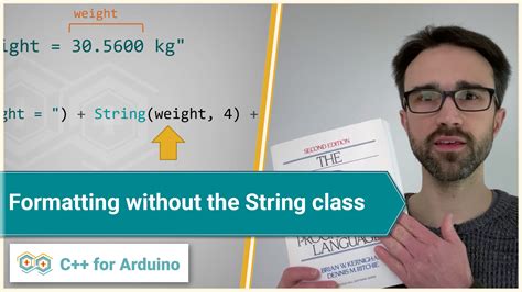 format strings   string class   arduino