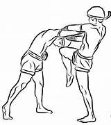 Thai Muay Clinch Techniques Drawing Moves Knee Muaythai Clipart Kicks Boxing Clipartmag Fist Attacks Getdrawings sketch template
