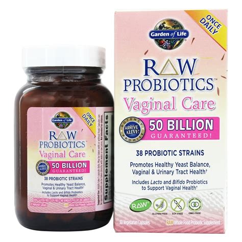 Garden Of Life Raw Probiotics Vaginal Care 38 Probiotics Strains 30