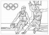 Coloring 2024 Paris Basketball Olympic Games Pages Sports Adults Adult Kids Print Color Sport Olympics Basket Printable Getcolorings Justcolor Events sketch template