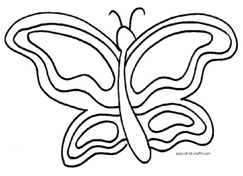 preschool butterfly coloring pages coloring home