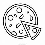 Pizza Colorare Disegni Cibo Ultracoloringpages sketch template