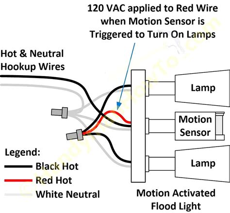 wiring diagram motion sensor light