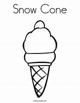 Ice Cream Coloring Cone Snow Pages Kids Clipart Drawing Print Cliparts Twistynoodle Getdrawings Draw Built California Usa Favorites Login Add sketch template
