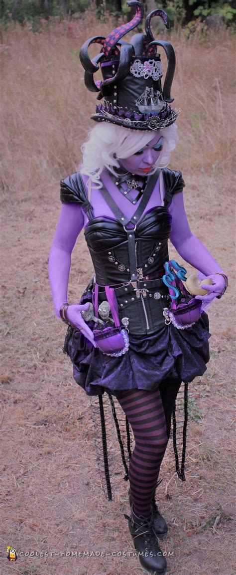 awesome diy steampunk ursula costume is making waves ursula costume