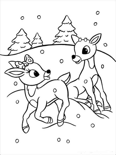 herbie pages rudolph coloring pages
