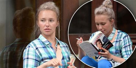 worse for wear hayden panettiere caught smoking and ring