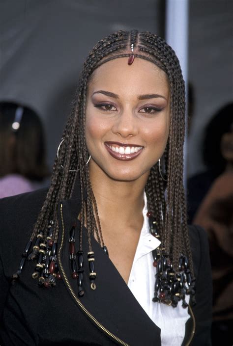 alicia keys  head turning hairstyles   time huffpost life