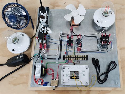 hvac electrical training board  wiring components wiring diagrams troubleshooting