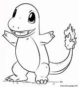 Pokemon Coloring Go Charmander Pages Printable Print sketch template
