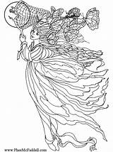Coloring Pages Fairy Pheemcfaddell Sheets Choose Board sketch template