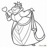 Alice Wonderland Queen Hearts Draw Lesson07 Tutorials Step Webmaster автором обновлено July Drawdoo sketch template