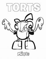 Coloring Torts Mixels Mixel Glorp Series Tribe Corp Pdf sketch template