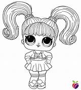 Hairgoals Omg Coloring1 Unicornio Suprise Munecas Malvorlage Puppen Einhorn Freude sketch template