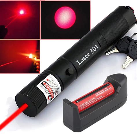 jshfei red laser portable  laser pointer  lazer  beam powerful