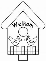 Kleurplaten Vogelhuisje Lente Vogel Flevoland Kleuren Downloaden Jaargetijden Flevokids Uitprinten sketch template