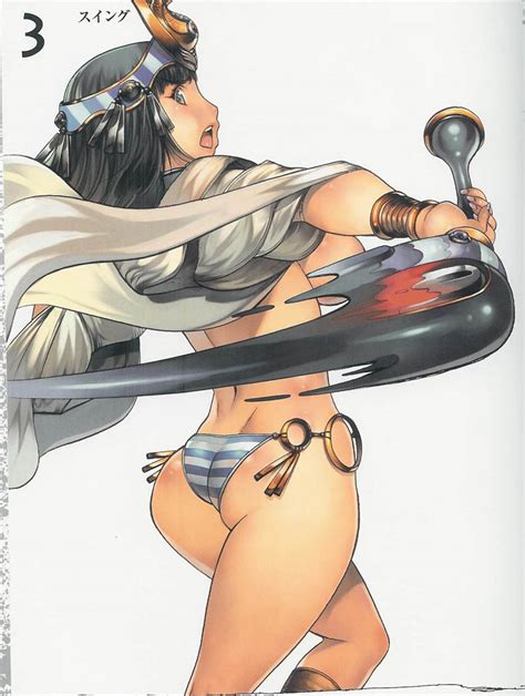Menace Ancient Princess Menace And Setra Queens Blade Drawn By F S